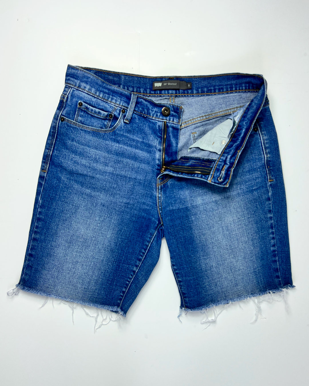 Levi's Blue Vintage 515 Denim Midi Shorts - UK 8-10