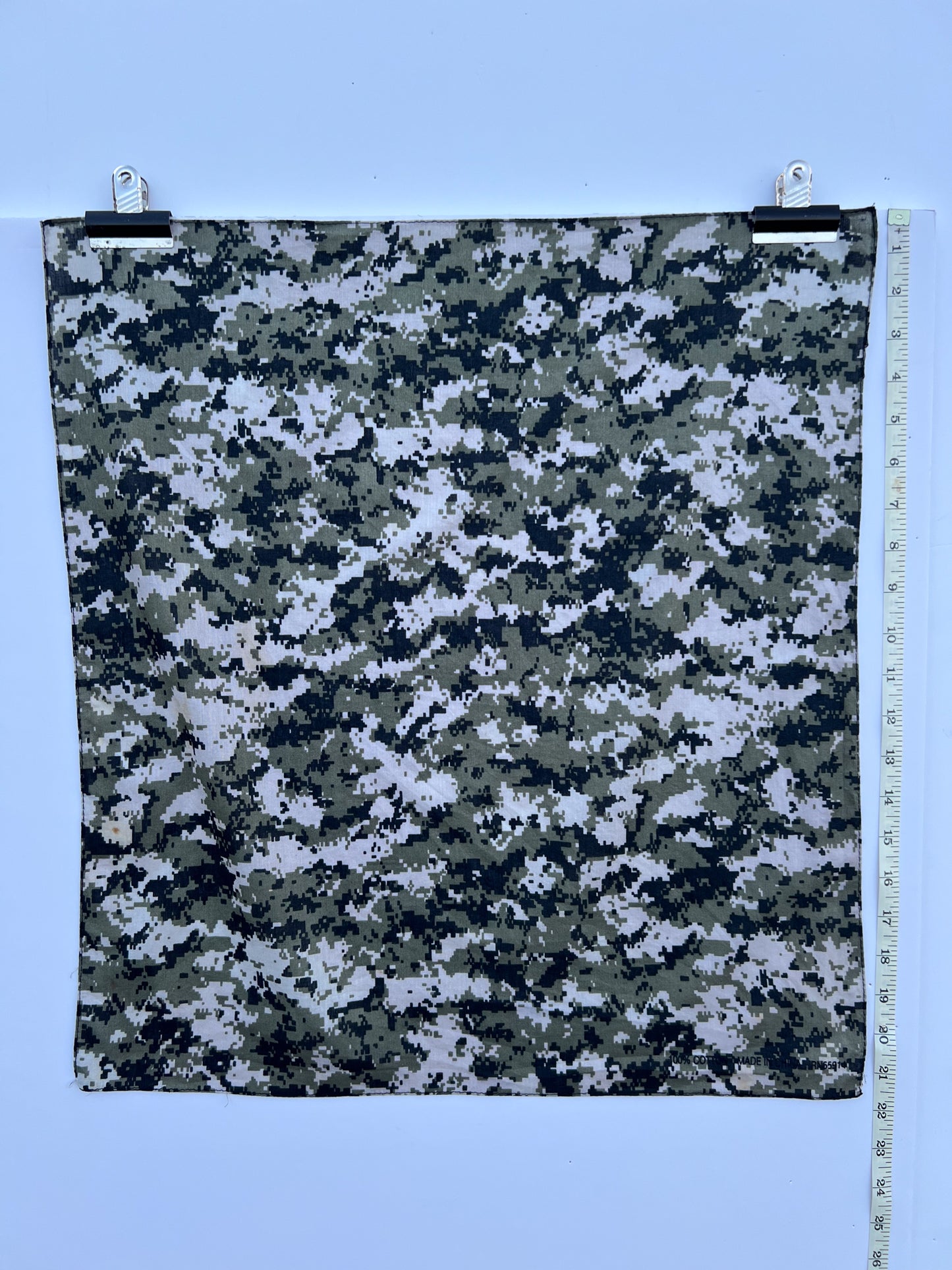 Digital Camouflage Print Bandana