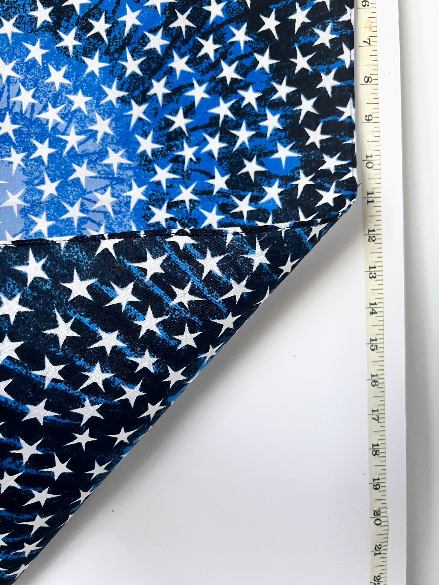Blue Star Print Bandana