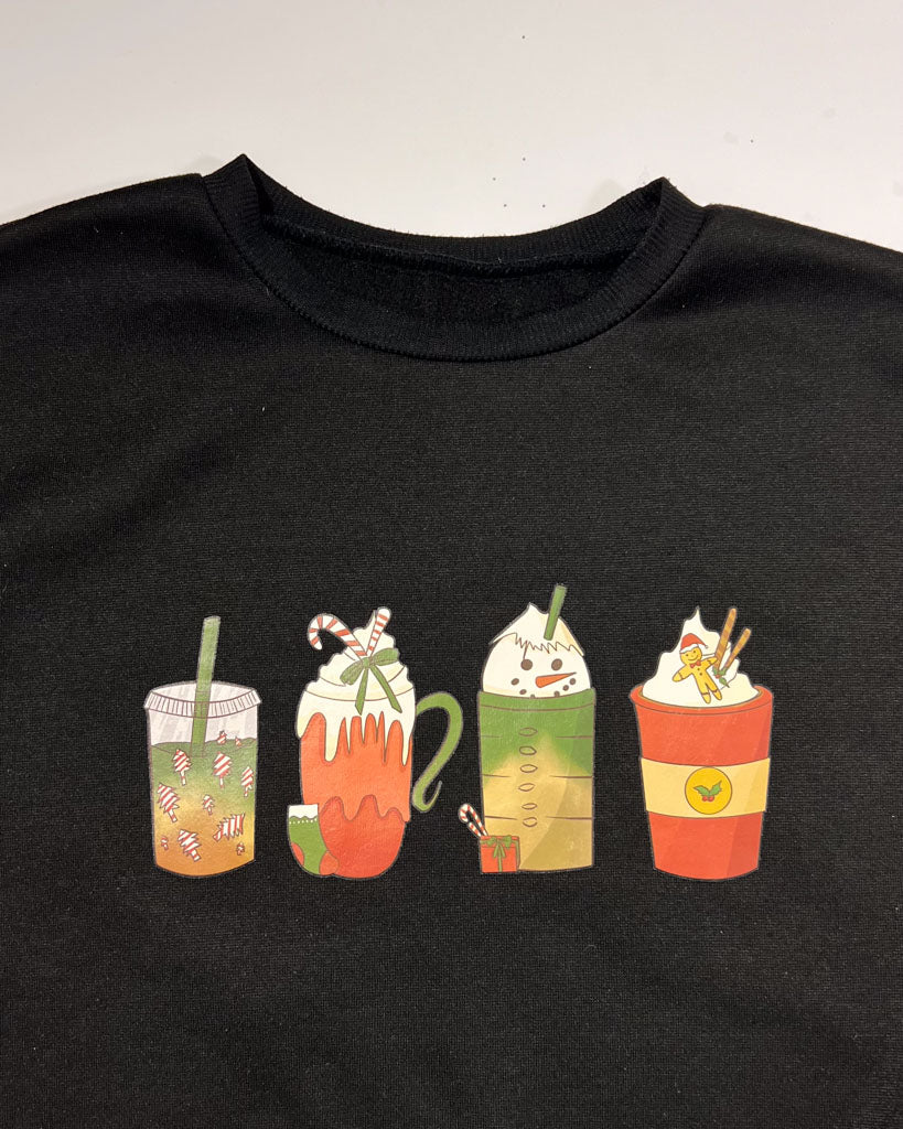 Christmas Drinks Sweatshirt - Large