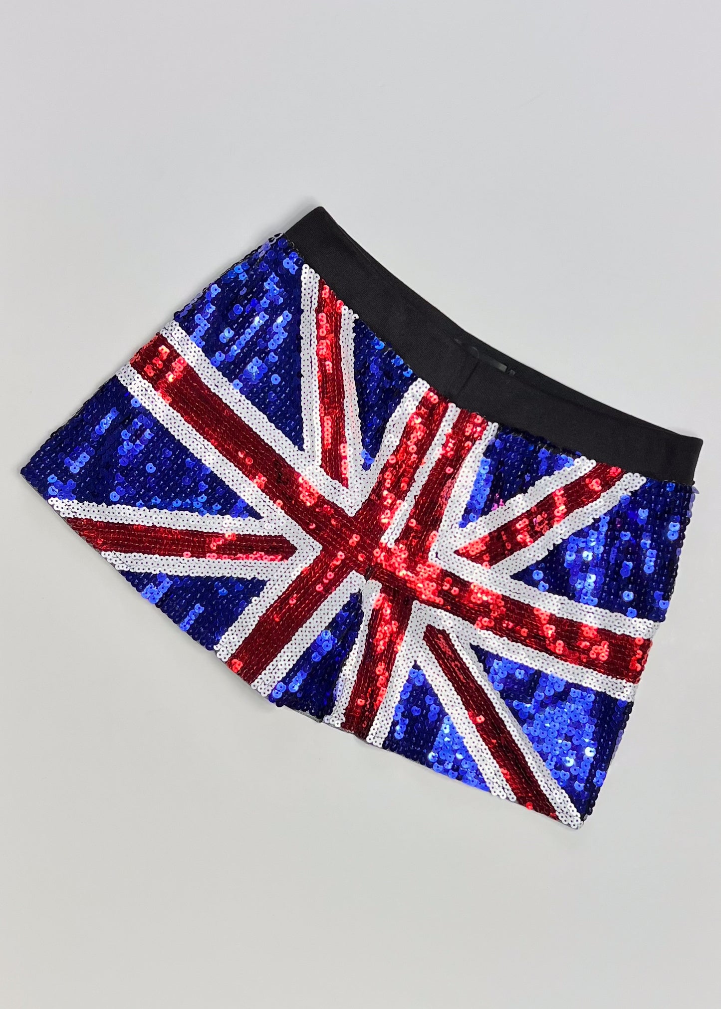 Sequin Union Jack Shorts