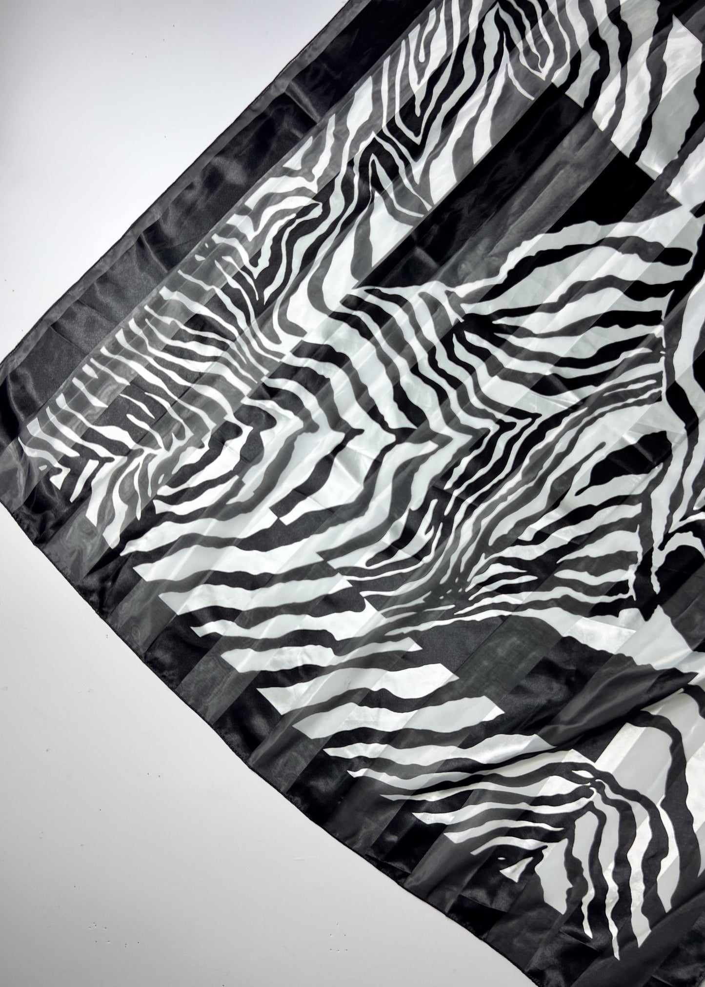 Zebra Print Square Scarf
