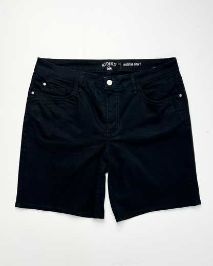 Lee Riders Midrise Denim Midi Shorts - UK12