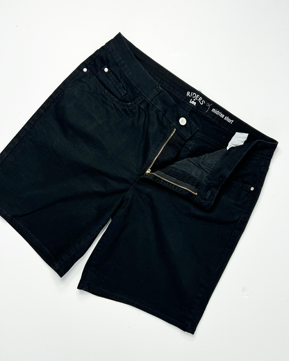 Lee Riders Midrise Denim Midi Shorts - UK12