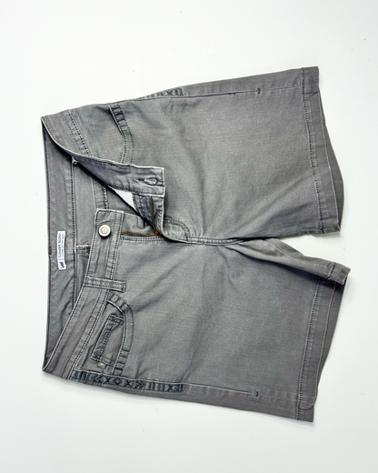 Lee Slender Secrets Grey Denim Midi Shorts - UK 12
