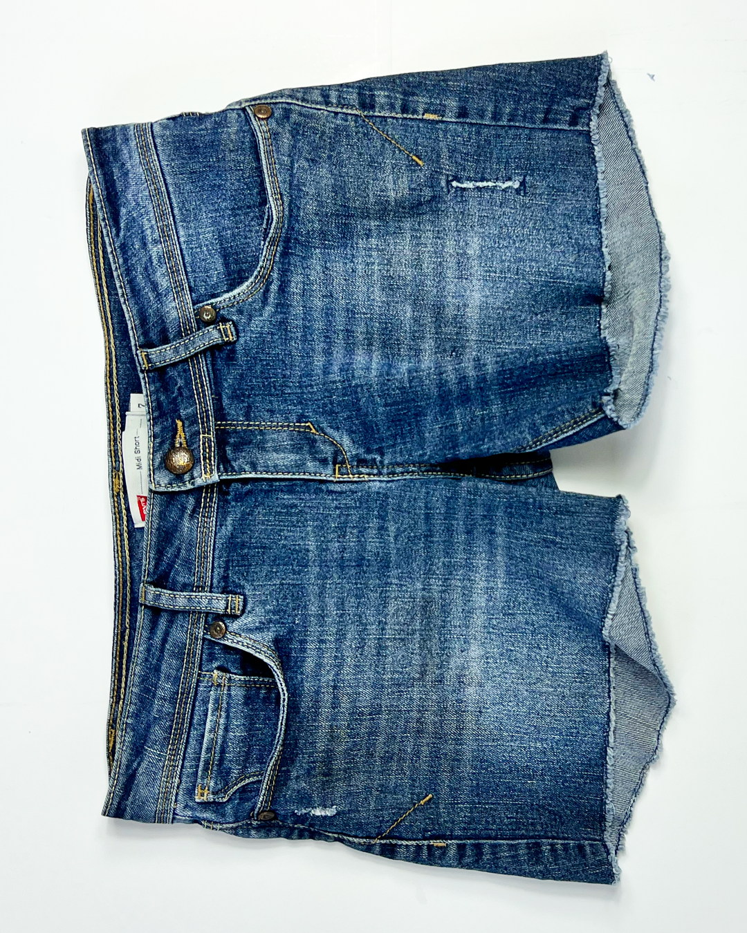 Levi's Y2K Midi Short Vintage Denim Midi Short - UK 12