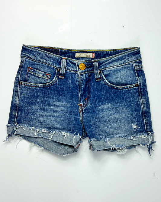 Y2K Levi's 503 Blue Vintage Short Denim Shorts - UK 6