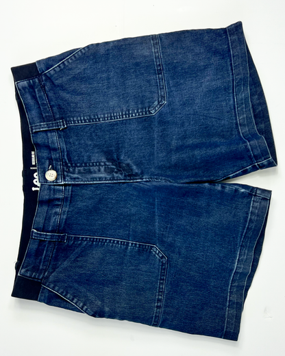 Lee Dark Blue Denim Bermuda Shorts - UK10