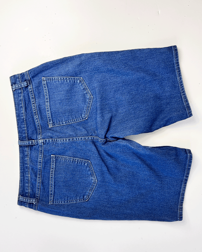 Mid Blue Lee Riders Denim Bermuda Shorts - UK 12