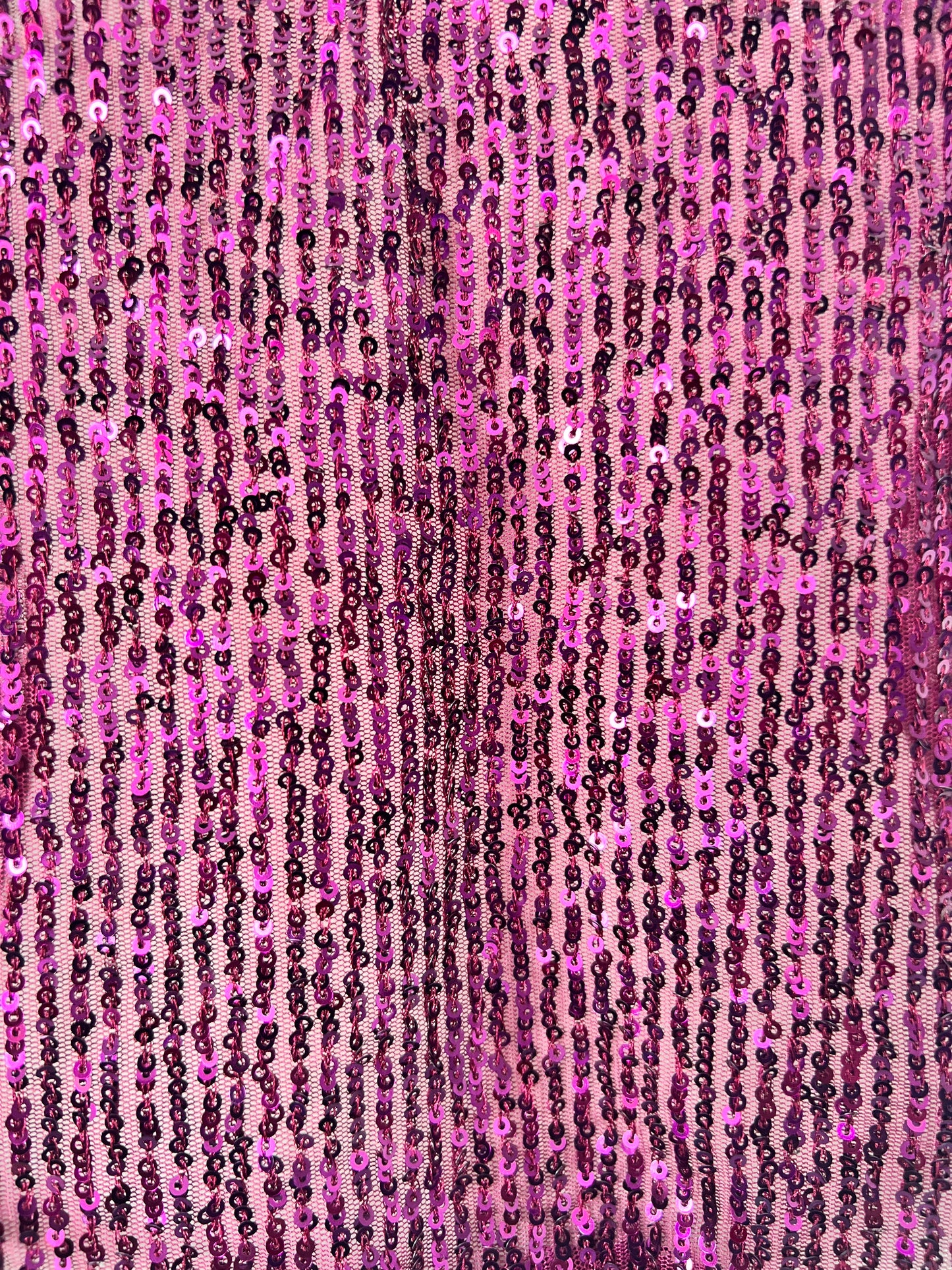 Y2K Purple Sequin Strappy Crop Top - Medium