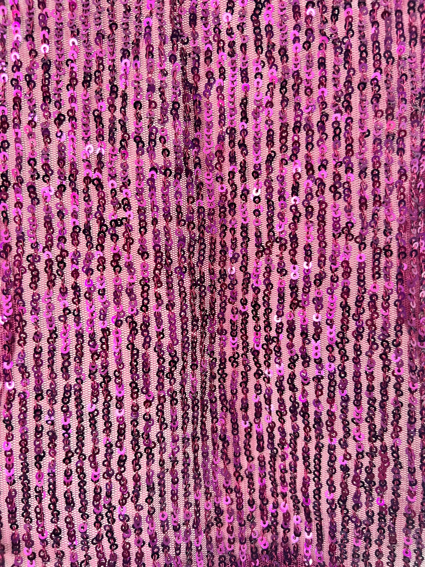Y2K Purple Sequin Strappy Crop Top - Medium
