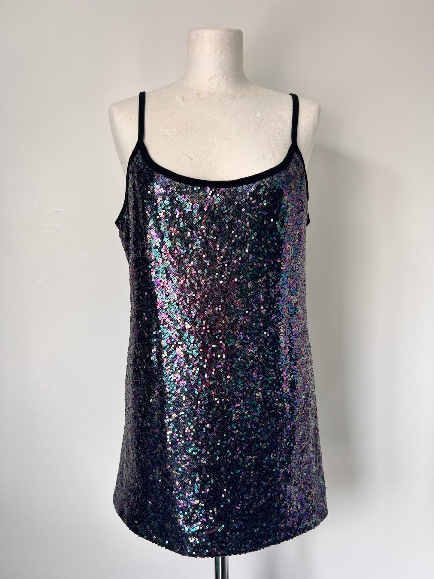 Torrid Purple Multicolour Sequin Strappy Vest Top - Large
