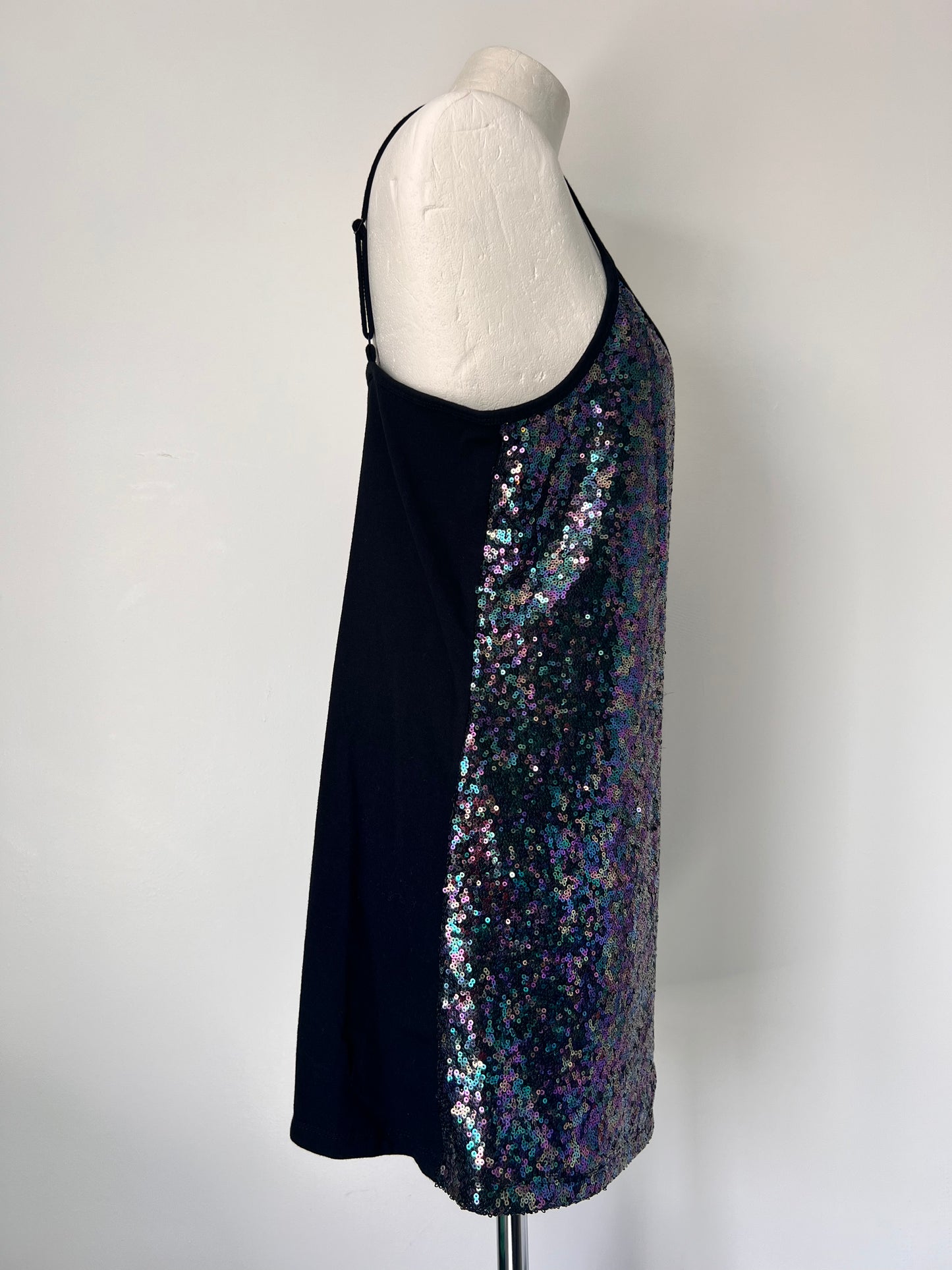 Torrid Purple Multicolour Sequin Strappy Vest Top - Large