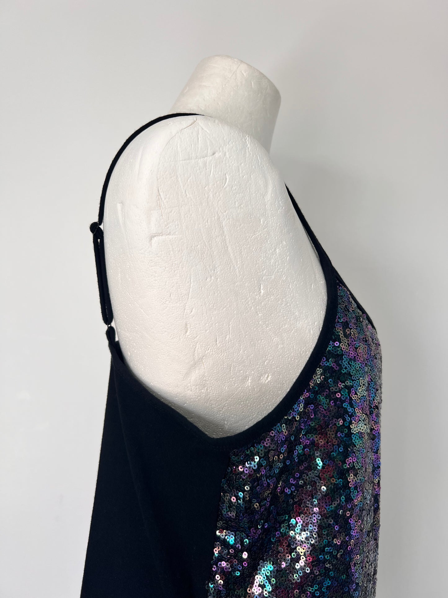 Torrid Purple Multicolour Sequin Strappy Vest Top - Large