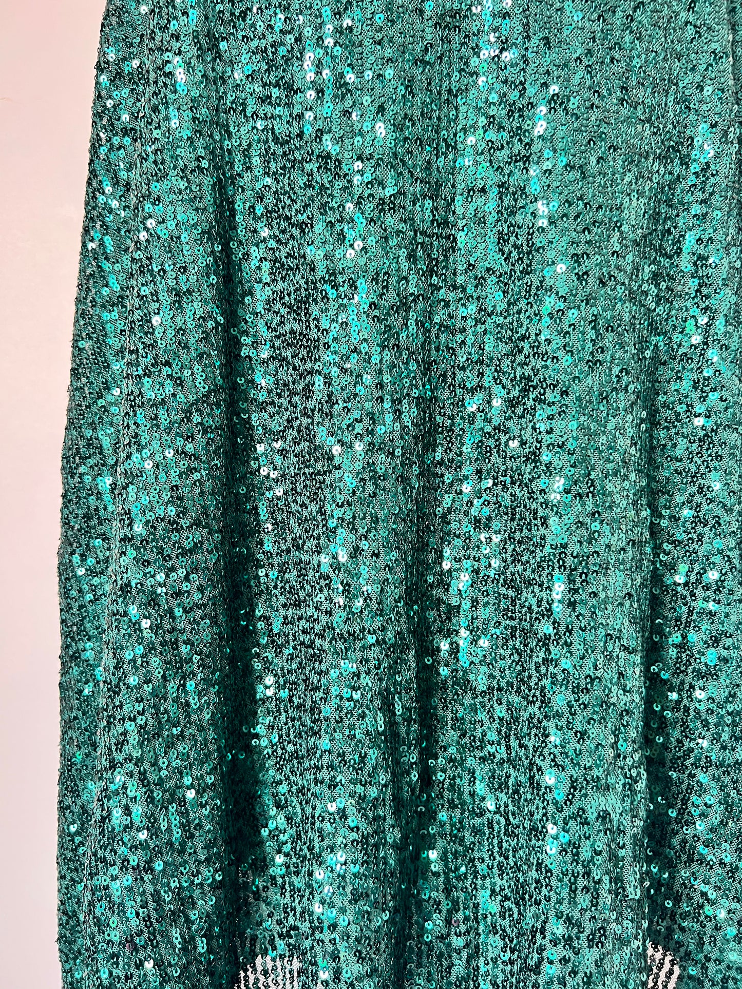 Emerald Green Sequin Strappy Top - XXXL UK30