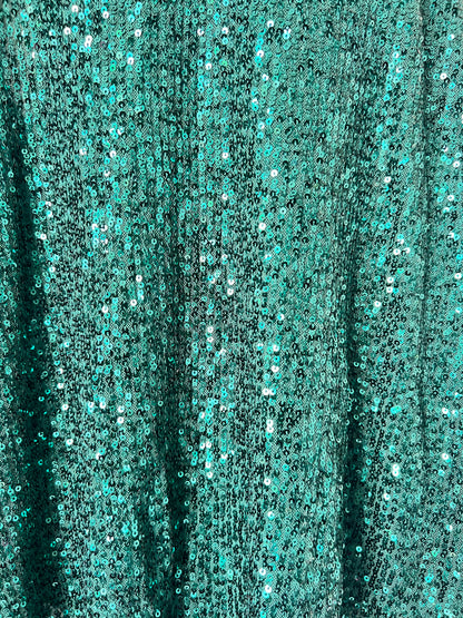 Emerald Green Sequin Strappy Top - XXXL UK30