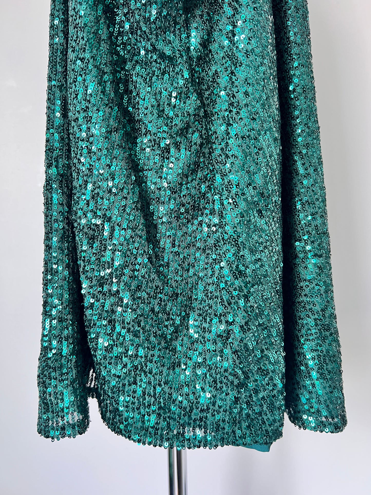 Emerald Green Sequin Strappy Top - XXXL UK30