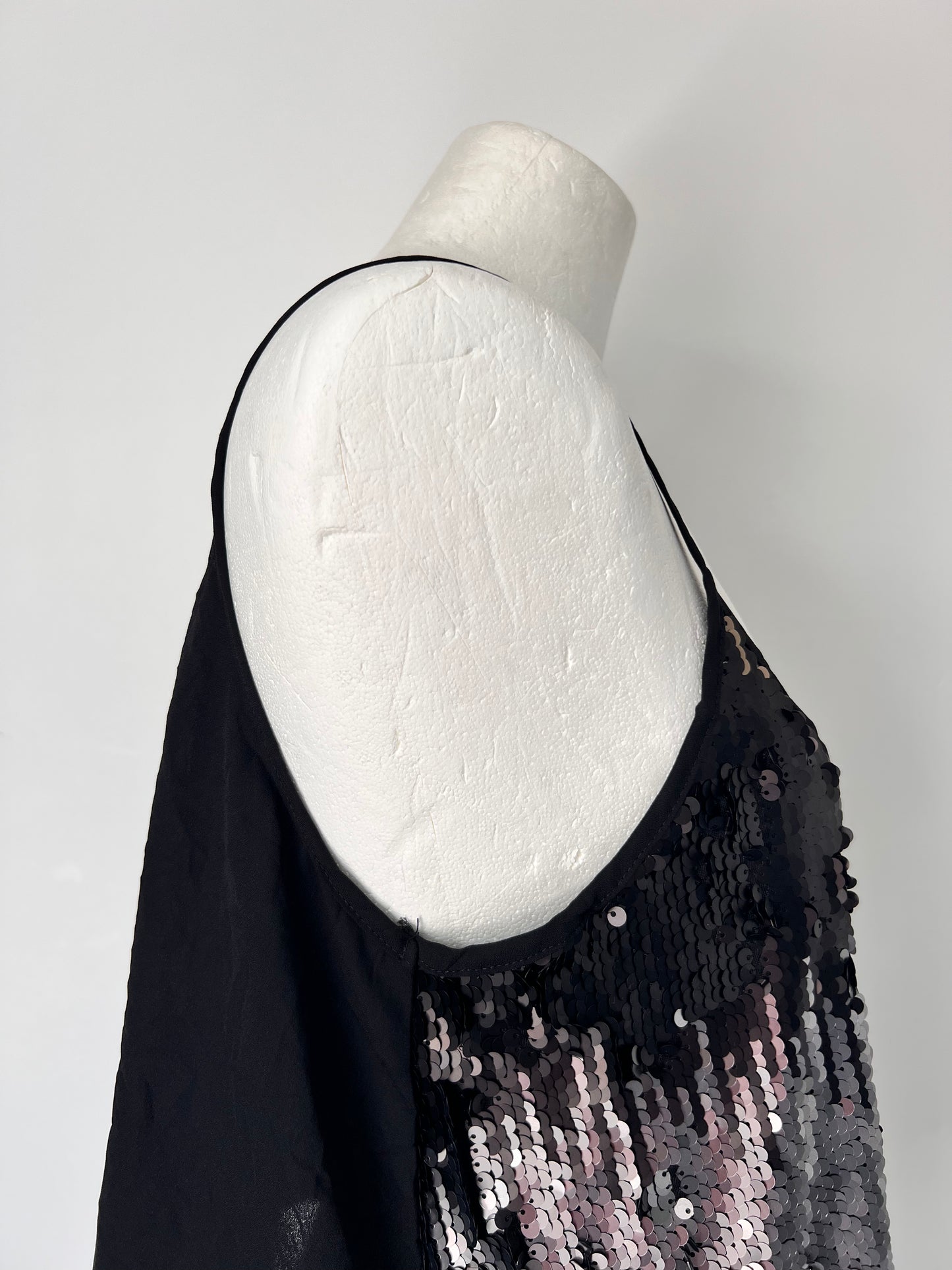 Ombre Sequin Strappy Top - UK14