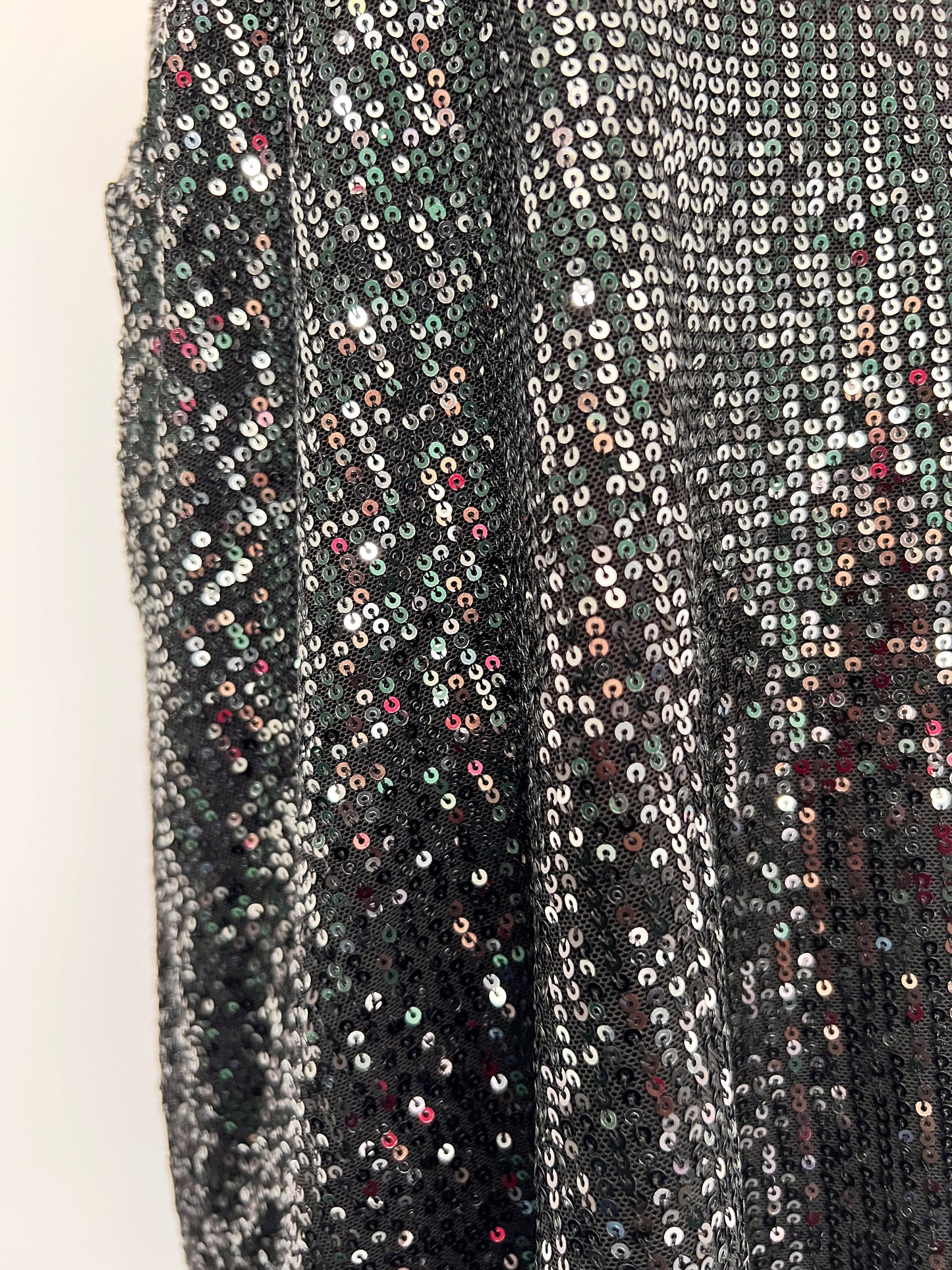 Torrid Black Sequin Strappy Vest Top - Large