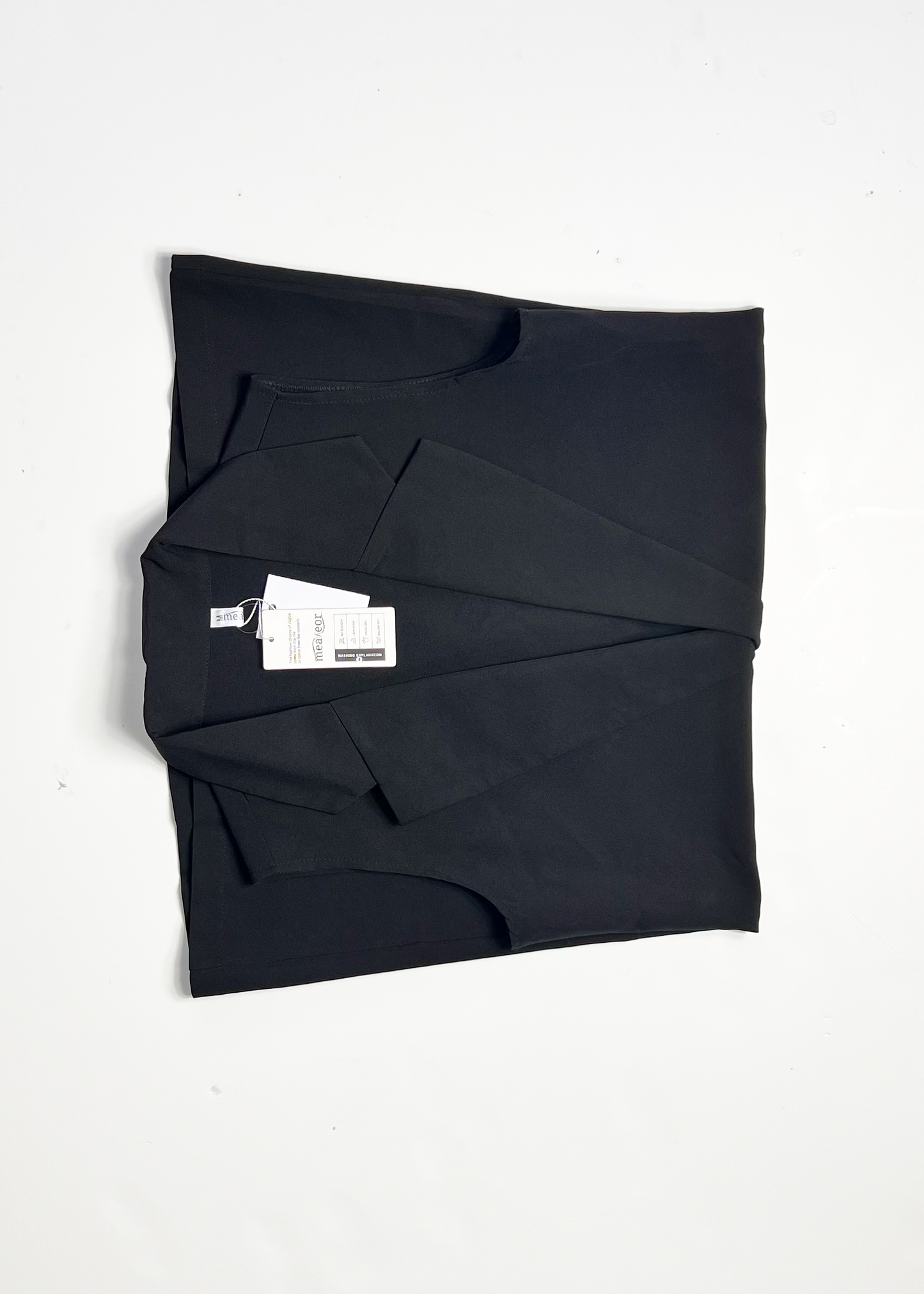 Black Longline Waistcoat - Medium
