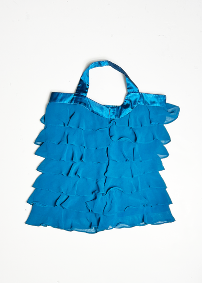 Teal Tiered Y2K Tank Top - UK10