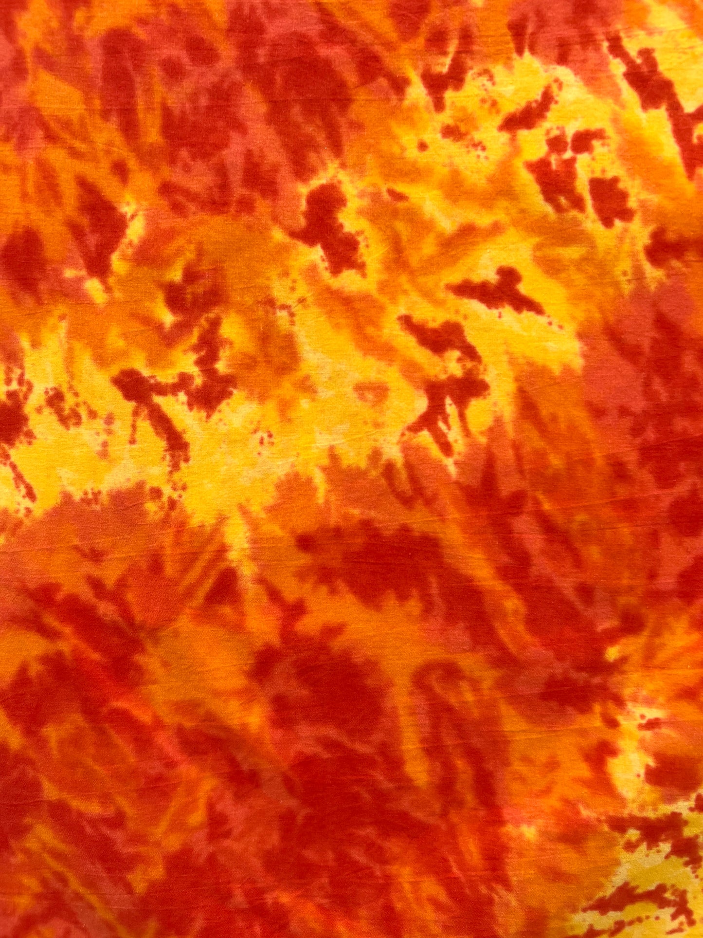 Bright Orange Tie Dye Bandana