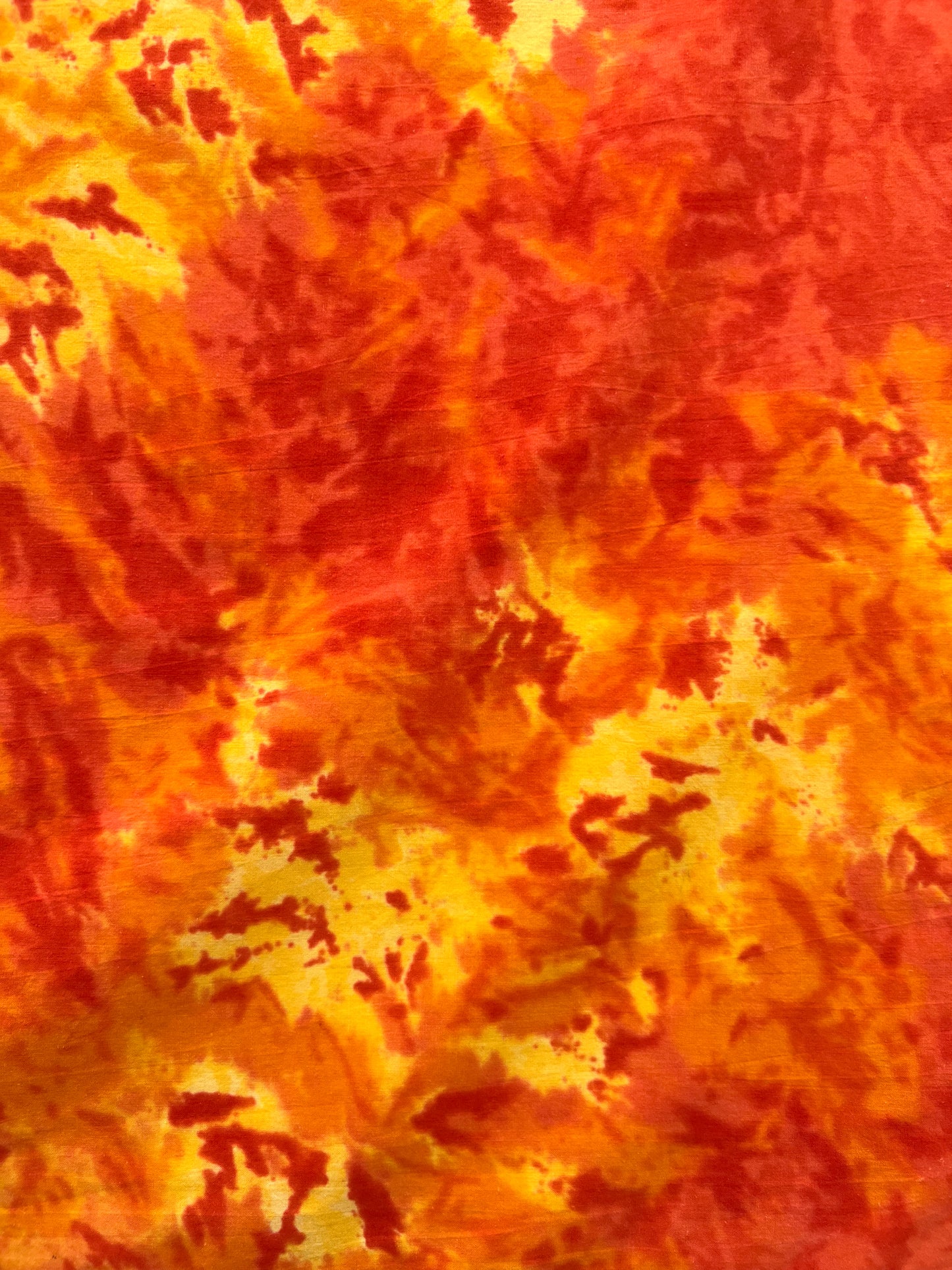 Bright Orange Tie Dye Bandana
