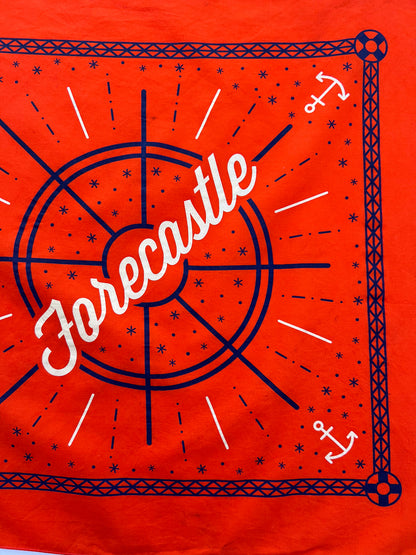 Anchor Dark Orange Bandana