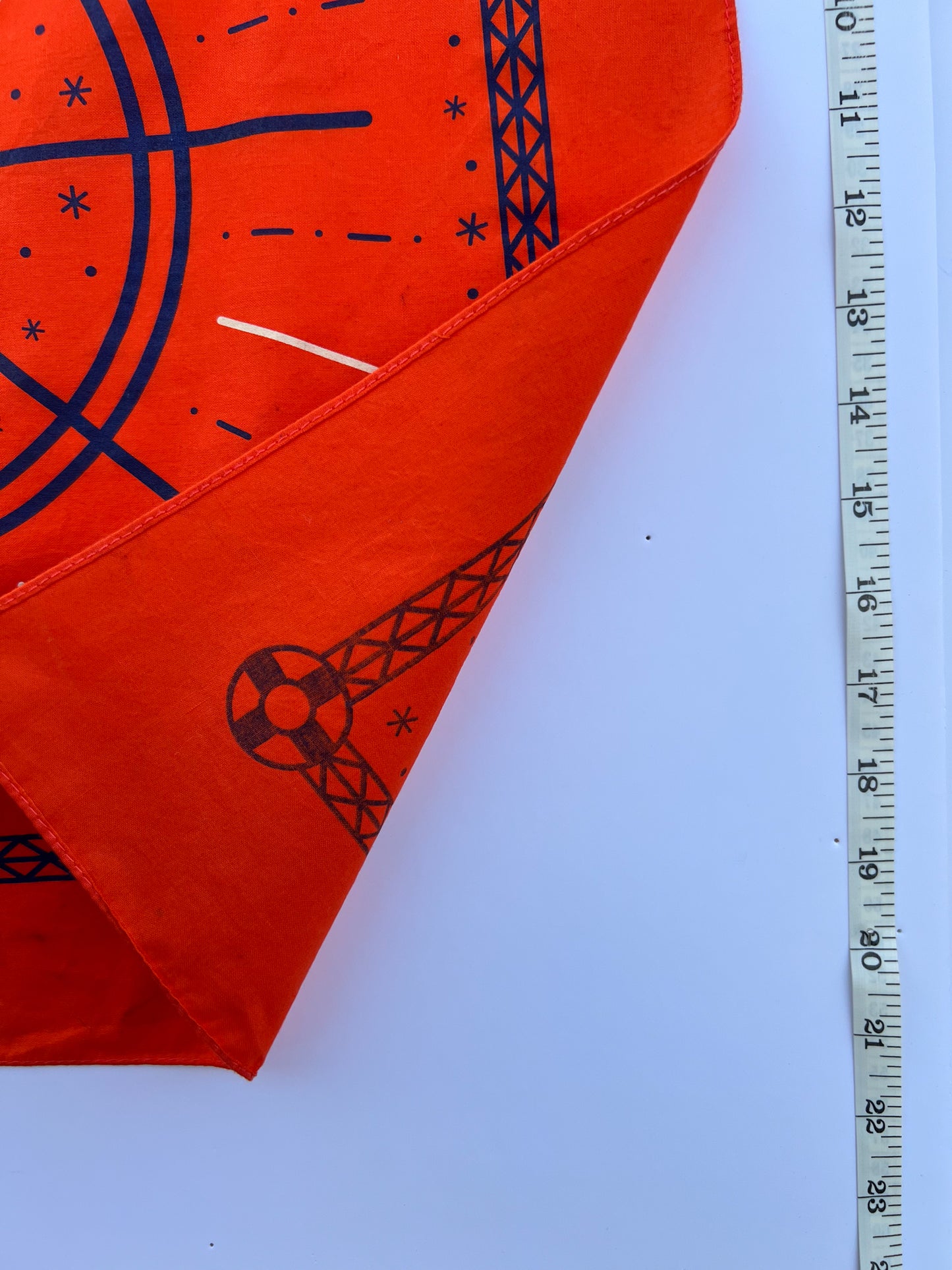 Anchor Dark Orange Bandana