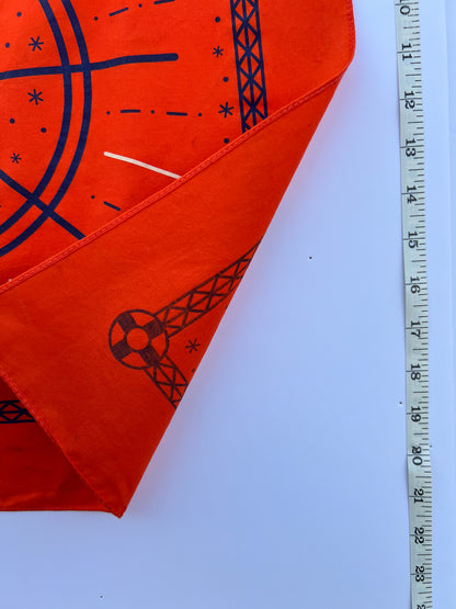 Anchor Dark Orange Bandana