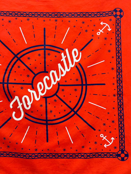 Anchor Dark Orange Bandana