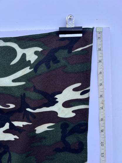Dark Army Print Camouflage Bandana