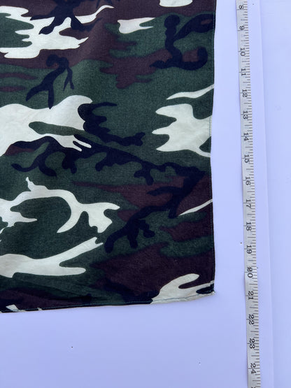 Dark Army Print Camouflage Bandana