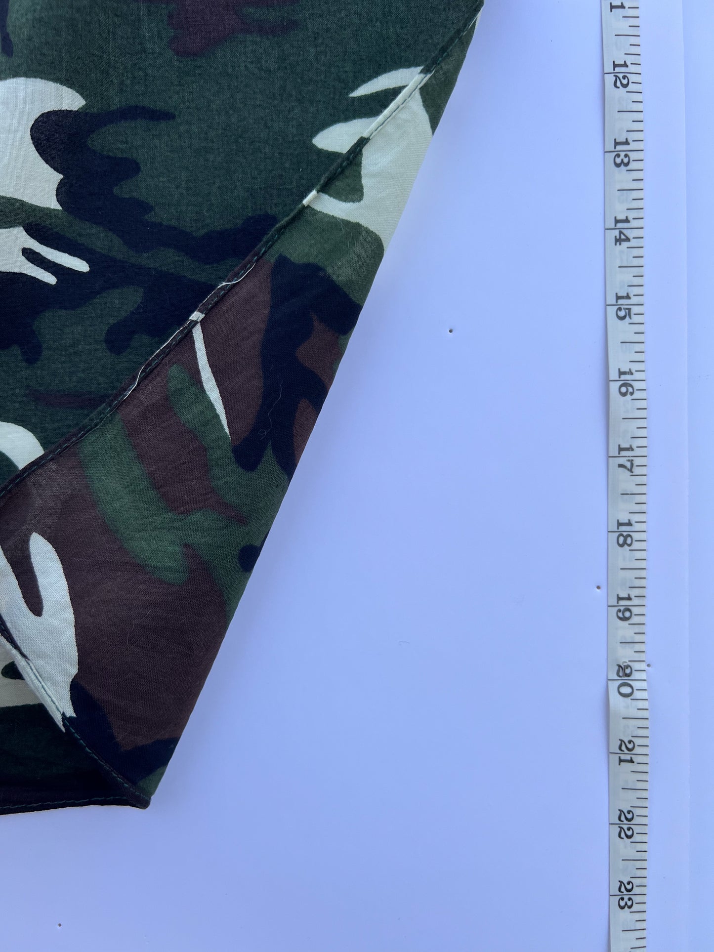 Dark Army Print Camouflage Bandana