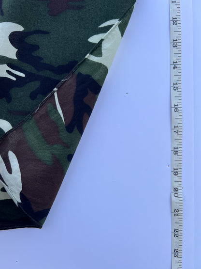 Dark Army Print Camouflage Bandana