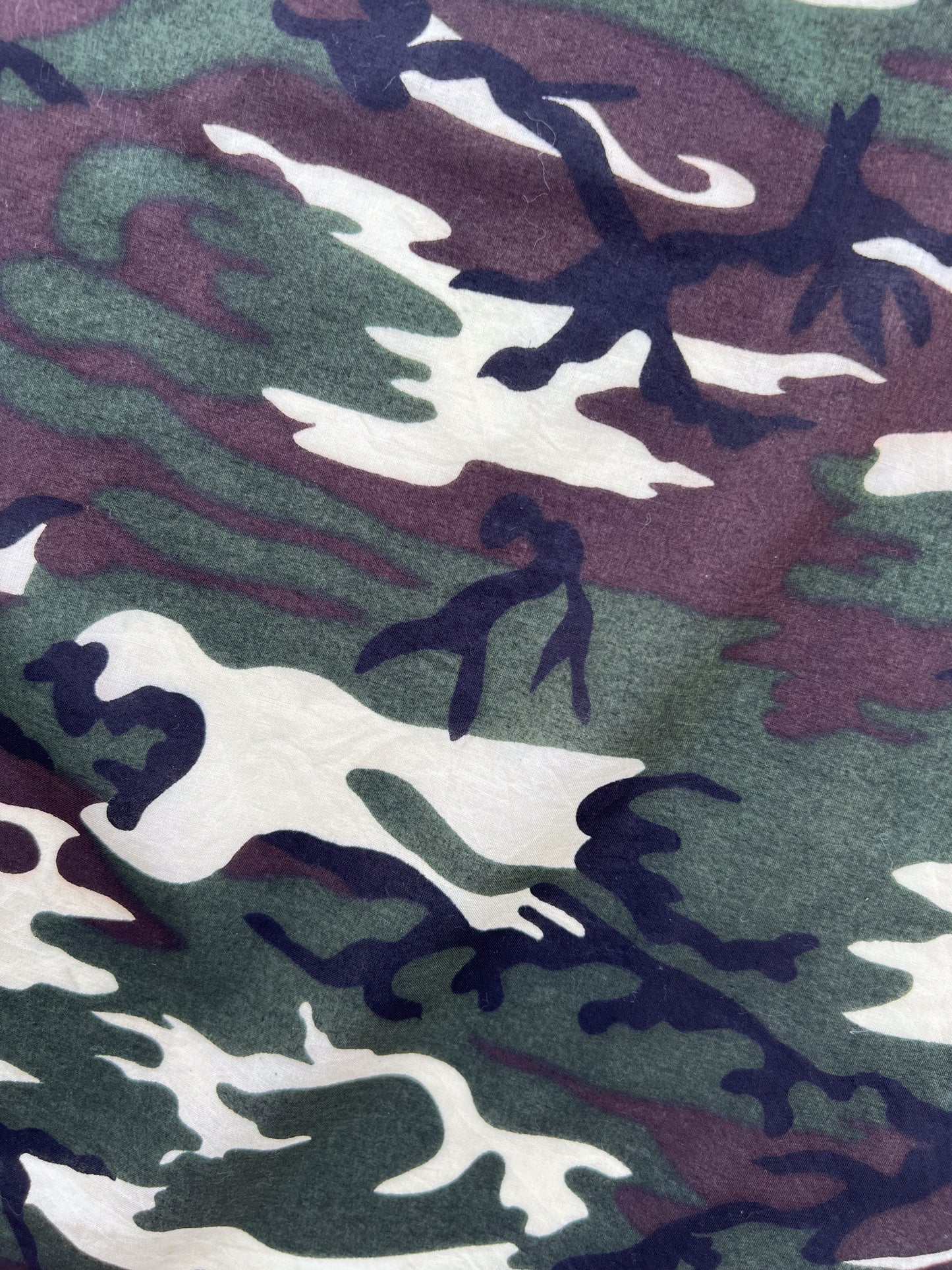 Dark Army Print Camouflage Bandana