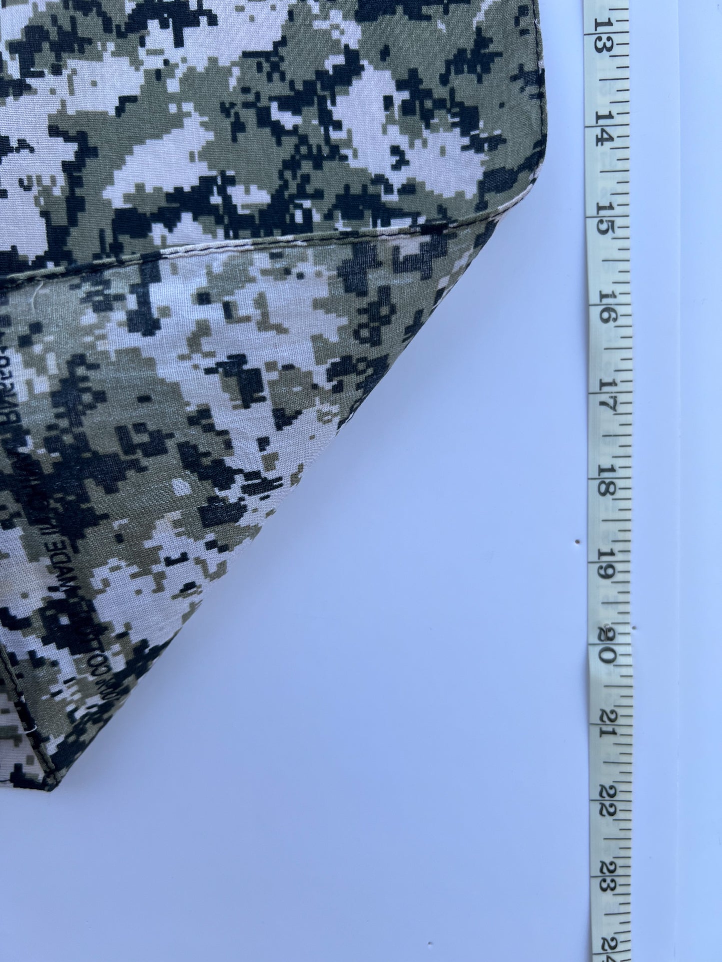 Digital Camouflage Print Bandana