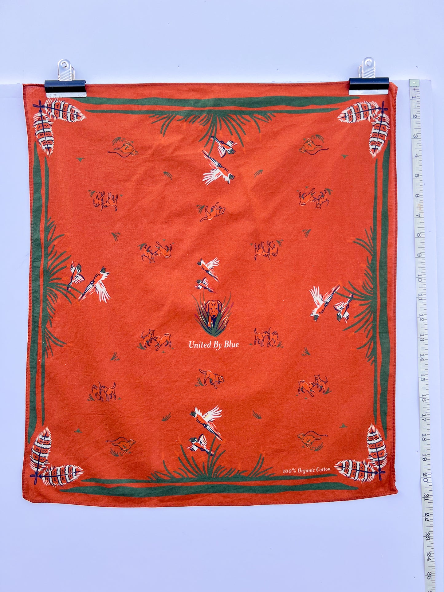 Auburn Bird Print Bandana