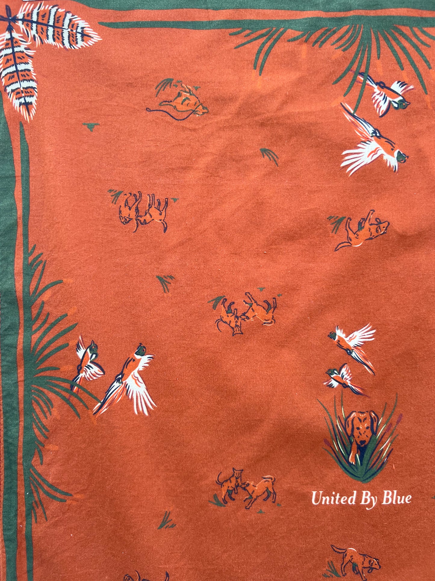 Auburn Bird Print Bandana
