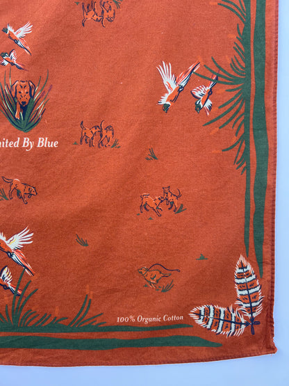 Auburn Bird Print Bandana