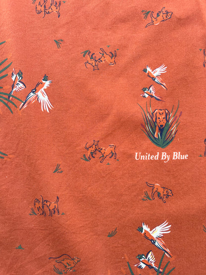Auburn Bird Print Bandana