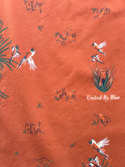 Auburn Bird Print Bandana