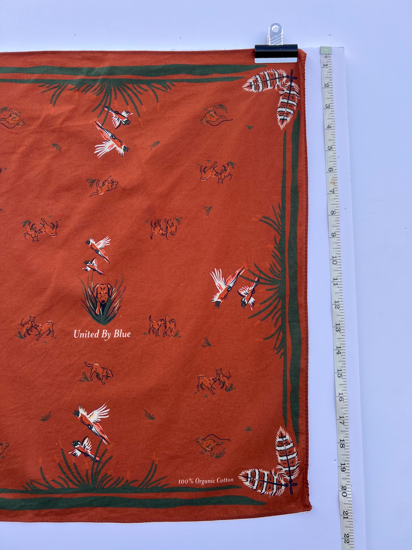 Auburn Bird Print Bandana