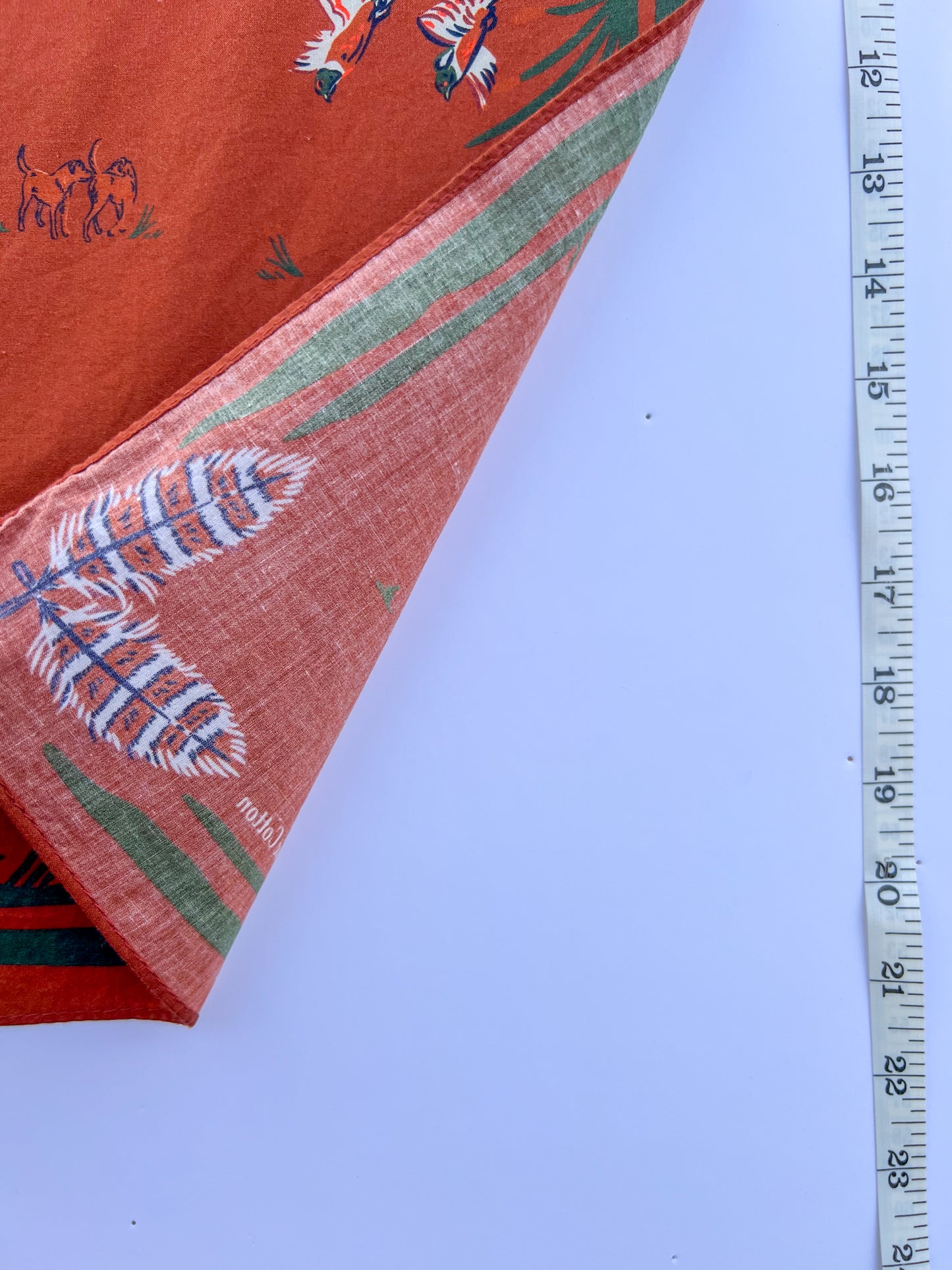Auburn Bird Print Bandana