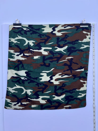 Green Camo Print Bandana
