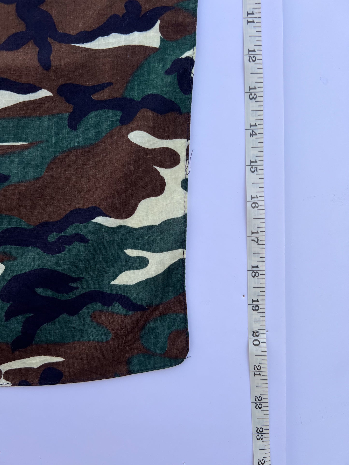Green Camo Print Bandana