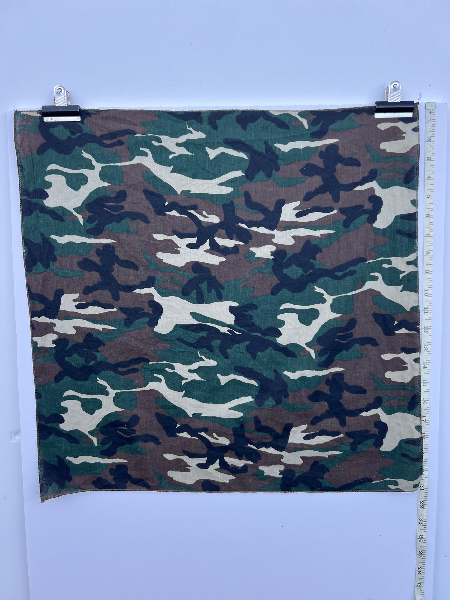 Khaki Green Camo Print Bandana