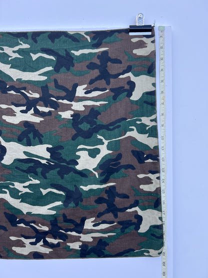 Khaki Green Camo Print Bandana