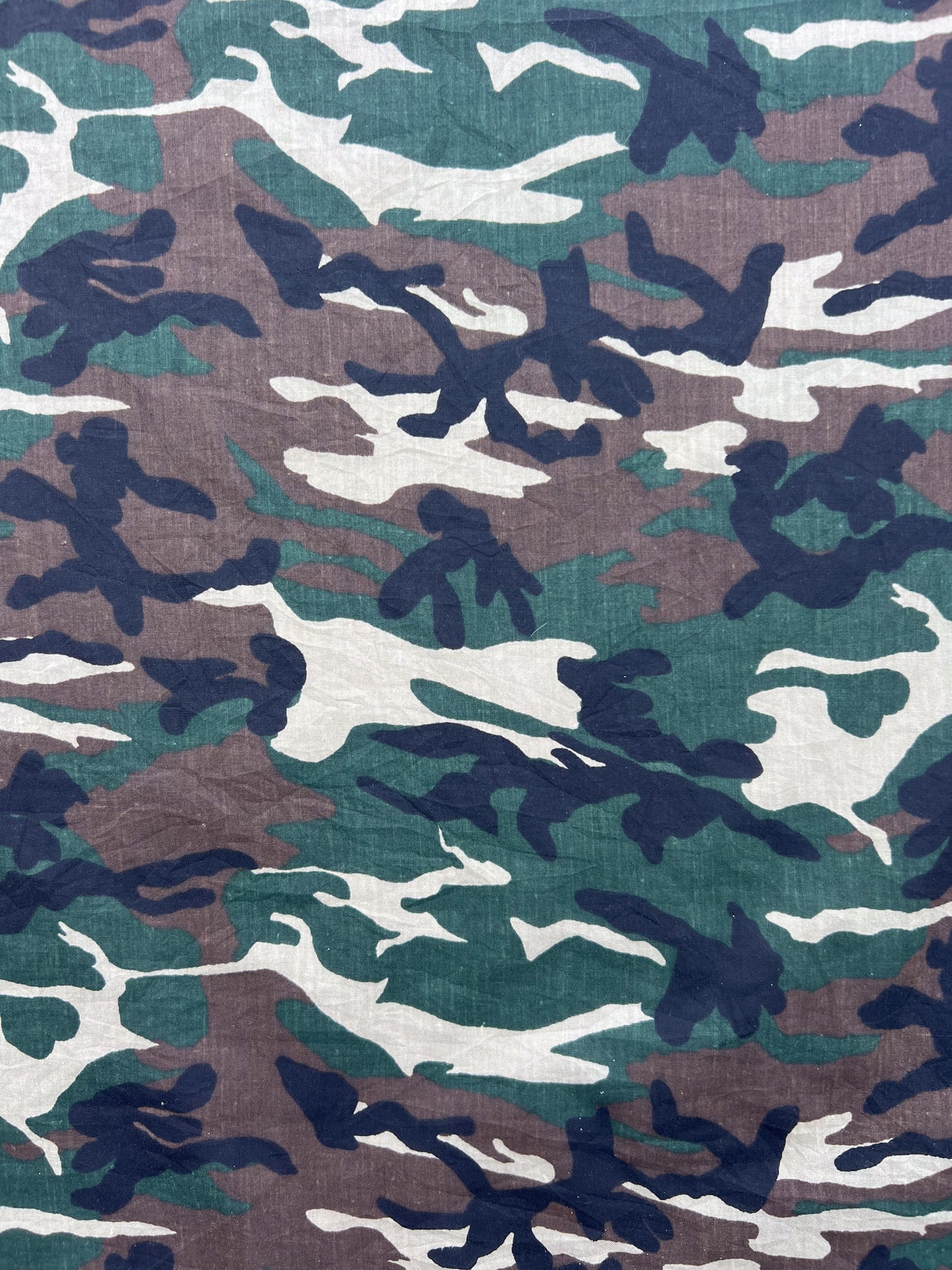 Khaki Green Camo Print Bandana