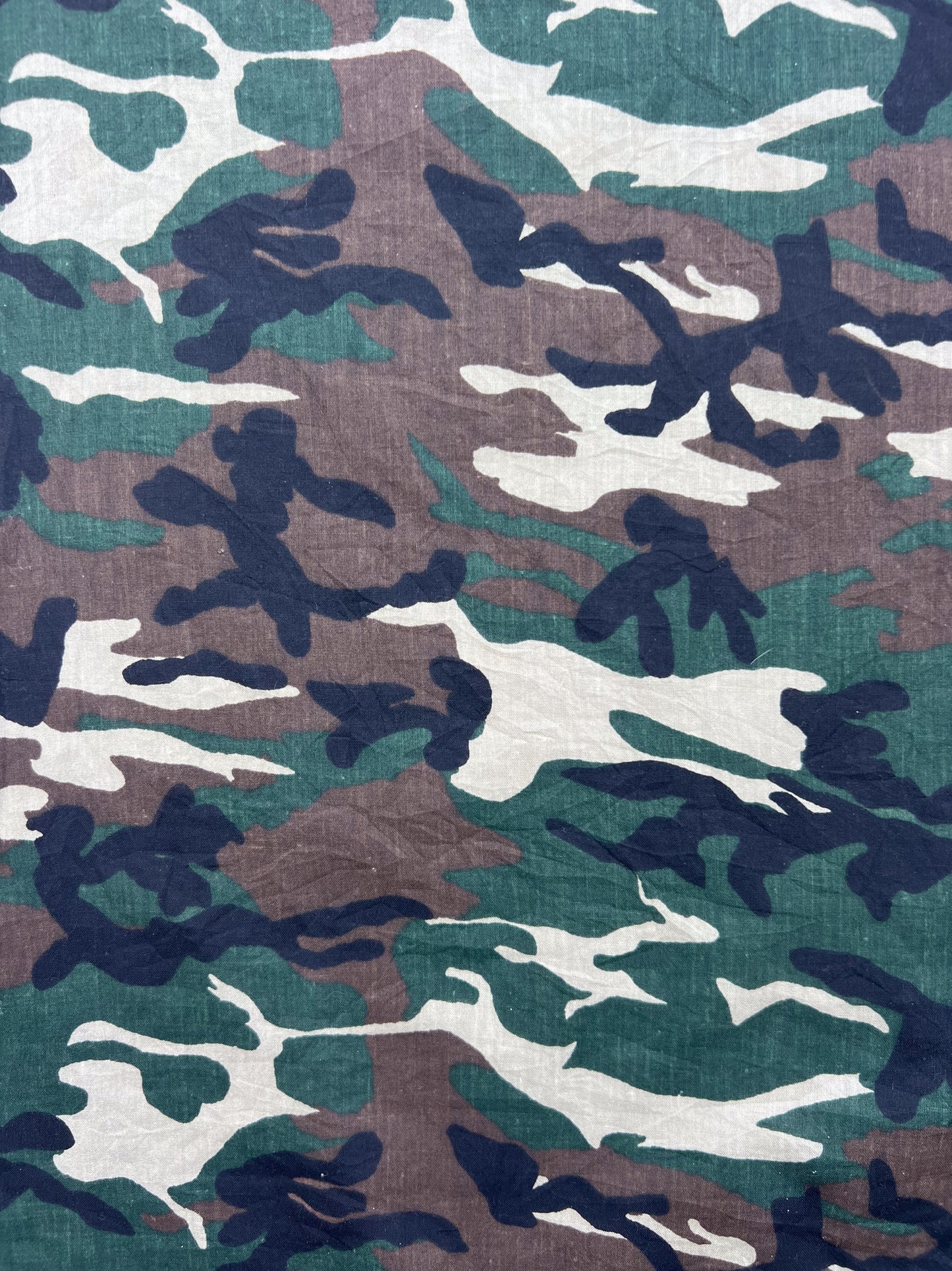 Khaki Green Camo Print Bandana